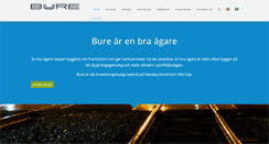 Desktop Screenshot of bure.se